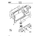 Universal/Multiflex (Frigidaire) MGF345CESD backguard diagram