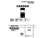 Tappan TGO336BFDB cover diagram