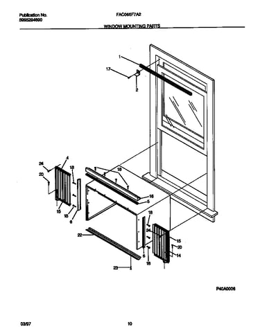 Window mounting parts