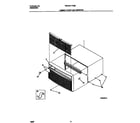 White-Westinghouse WAC051T7Z2B cabinet front and wrapper diagram