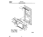 White-Westinghouse WAC051T7Z2B window mounting parts diagram