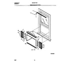 White-Westinghouse WAC052T7A2B window mounting parts diagram
