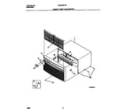 White-Westinghouse WAC066F7A2 cabinet front and wrapper diagram