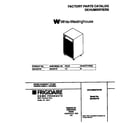 White-Westinghouse MDH25YW3 cover diagram