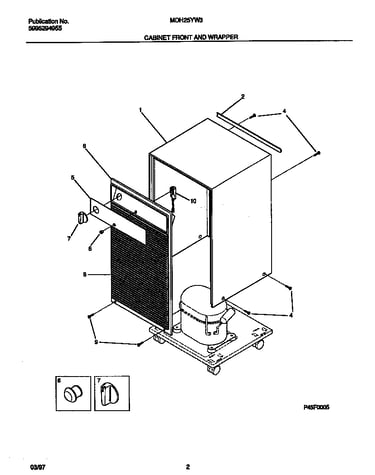 Cabinet front and wrapper
