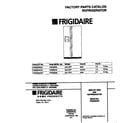 Frigidaire FRS28ZGED3 cover diagram