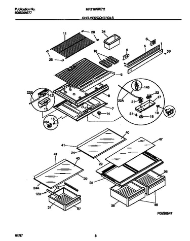 Shelves/controls