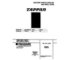 Tappan TGB500CCB3 cover diagram