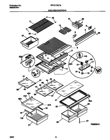 Shelves/controls