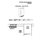 Universal/Multiflex (Frigidaire) MFU14D2FW1 cover diagram