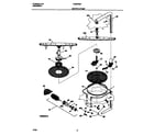 Frigidaire FDB679GFW3 motor & pump diagram