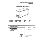 Universal/Multiflex (Frigidaire) MFC15M4FW1 cover diagram