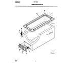 Universal/Multiflex (Frigidaire) MFC13M0BW3 cabinet/control/shelves diagram