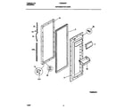 Frigidaire FRS26WPFW0 refrigerator door diagram