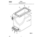 Universal/Multiflex (Frigidaire) MFC05M0BW4 cabinet/control/shelves diagram