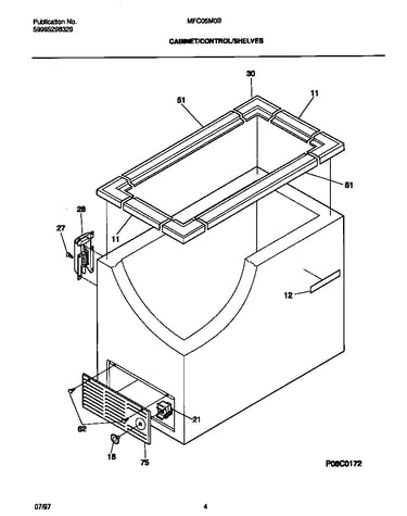 Cabinet/control/shelves