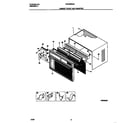 Frigidaire FAS183S2A4 cabinet front and wrapper diagram