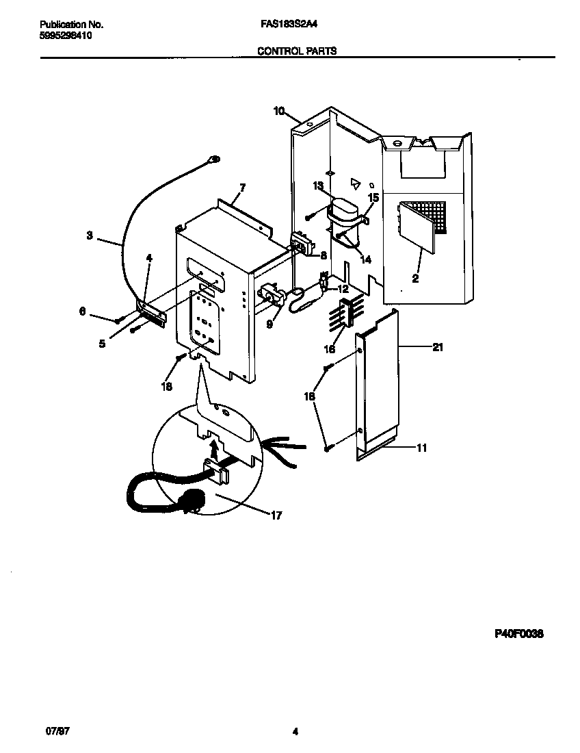 Control parts