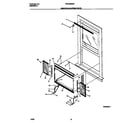 Frigidaire FAS183S2A4 window mounting parts diagram