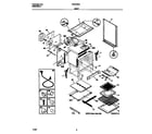 Frigidaire FGF376CETE body diagram