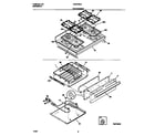 Frigidaire FGF376CETE top/drawer diagram