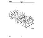 Frigidaire FGF376CETE door diagram