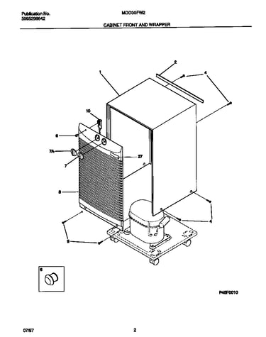 Cabinet front and wrapper