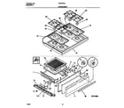 Frigidaire FGF374CCTF top/drawer diagram