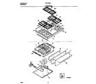 Frigidaire FGF379WESE top/drawer diagram