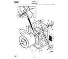 Frigidaire FDG8970EW1 cabinet/drum diagram