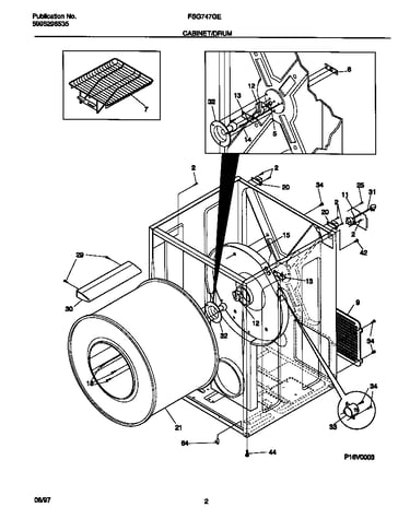 Cabinet/drum