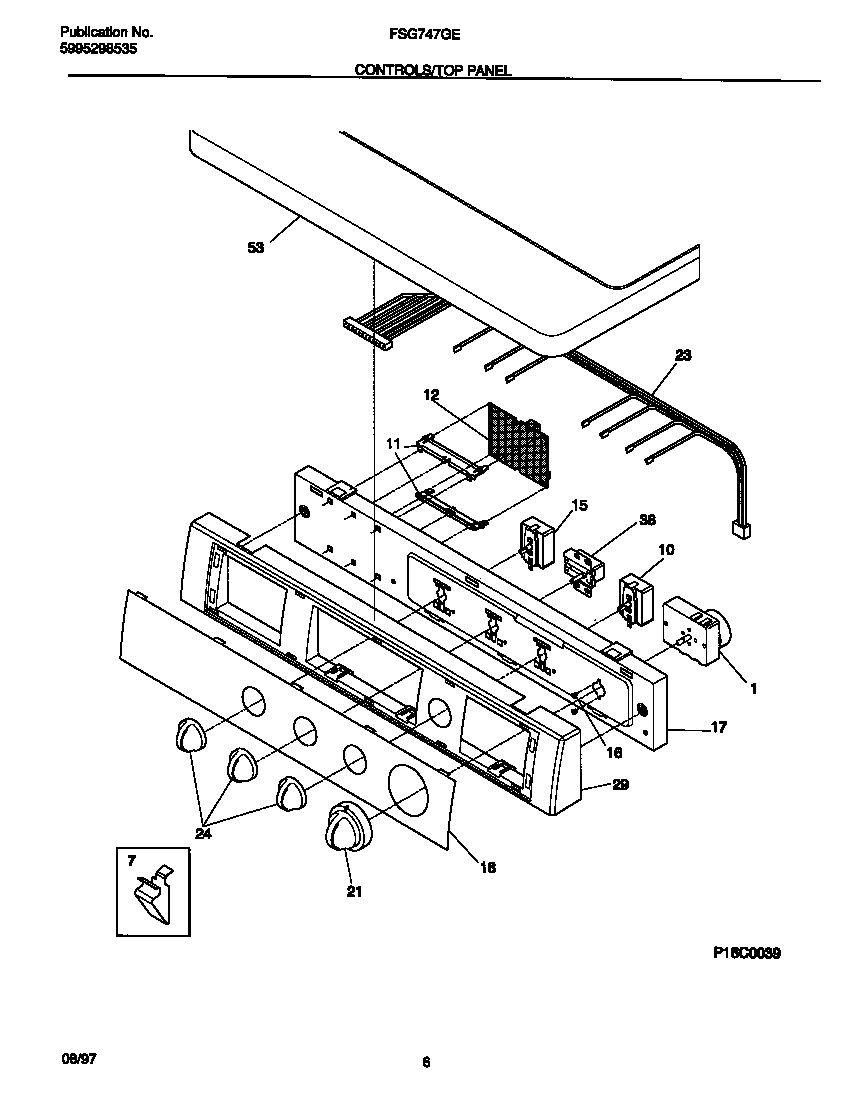 Controls/top panel