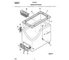 Universal/Multiflex (Frigidaire) MFC05M3BW4 cabinet/control/shelves diagram