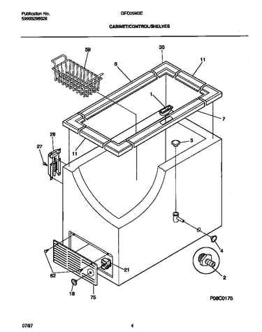 Cabinet/control/shelves