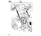 Frigidaire FDE7970EW1 cabinet/drum diagram