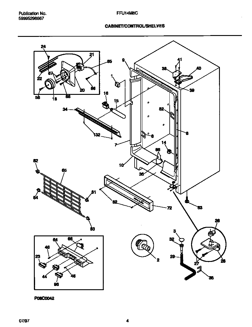 Cabinet/control/shelves