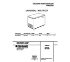 Universal/Multiflex (Frigidaire) MFU14M2FW1 cover diagram
