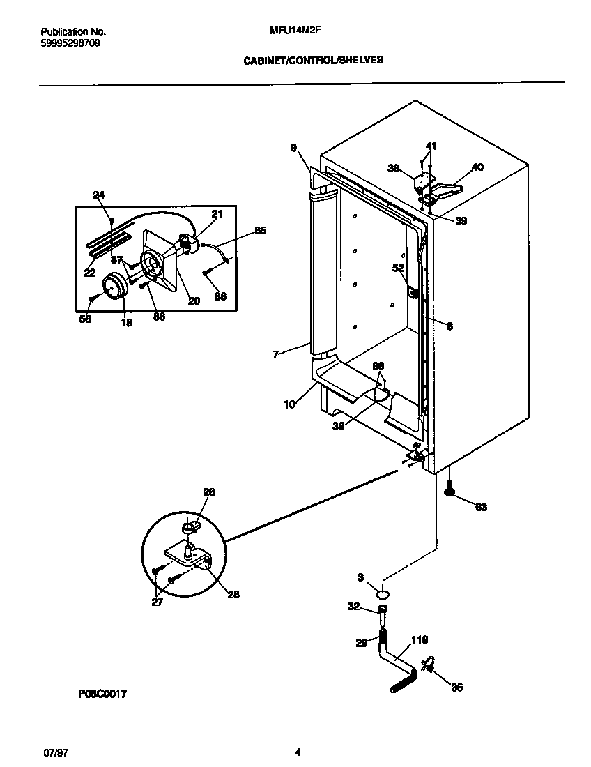 Cabinet/control/shelves