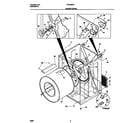 Frigidaire FDE336RES1 cabinet/drum diagram