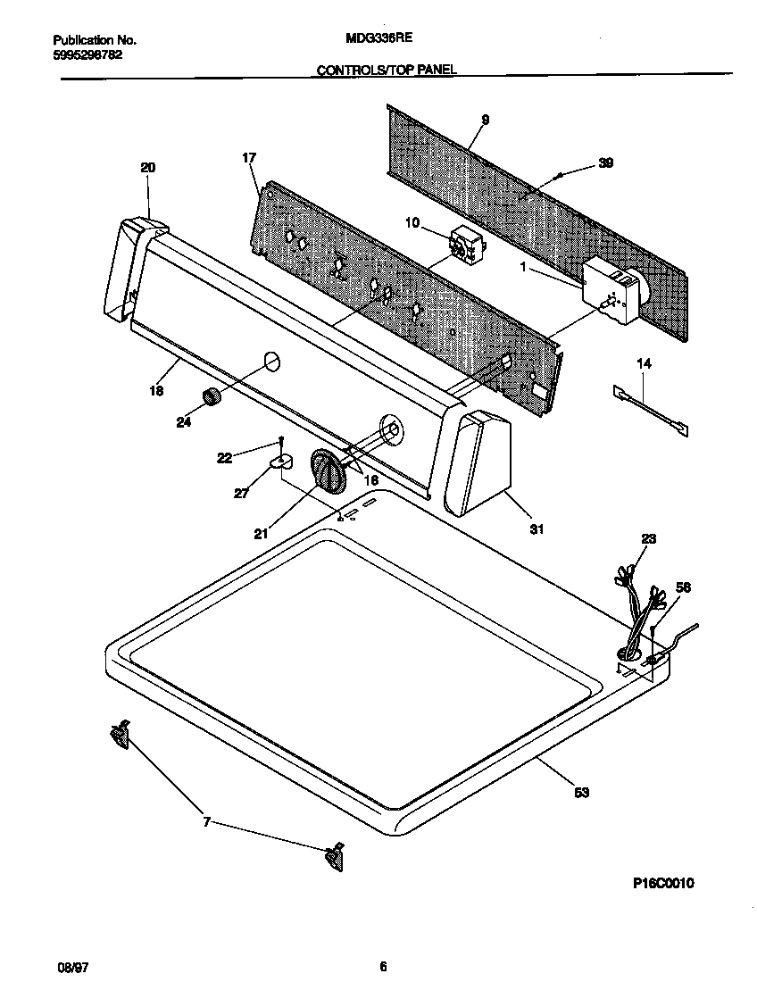 Controls/top panel