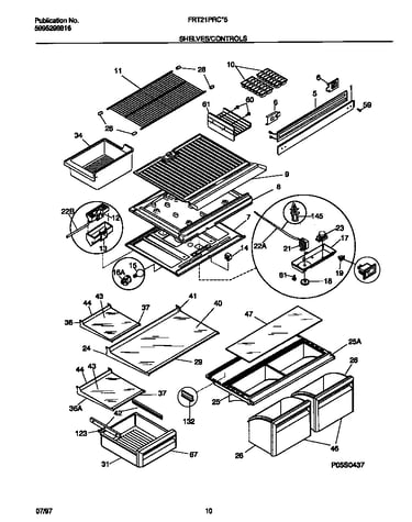Shelves/controls