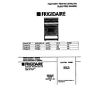 Frigidaire FEF389CFSB cover diagram