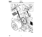 Frigidaire FSE747GES1 cabinet/drum diagram