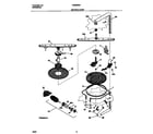 Frigidaire FDB989GFW0 motor & pump diagram