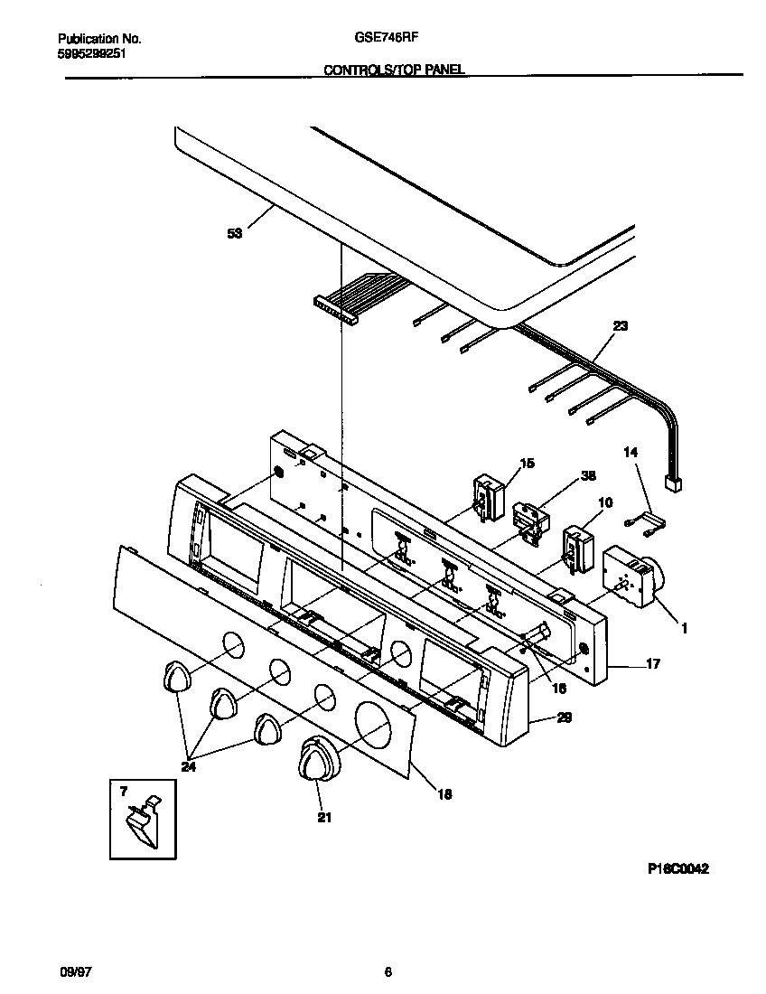 Controls/top panel