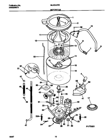 Motor/tub