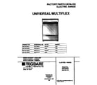 Universal/Multiflex (Frigidaire) MEF301PBDK cover diagram