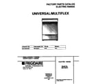 Universal/Multiflex (Frigidaire) MEF300PXWE cover diagram