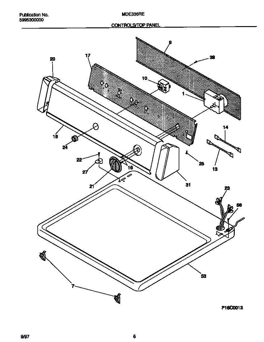 Controls/top panel