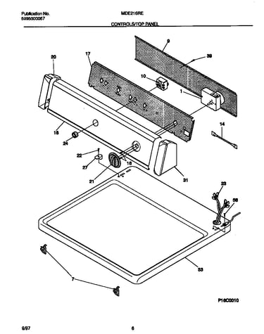 Controls/top panel